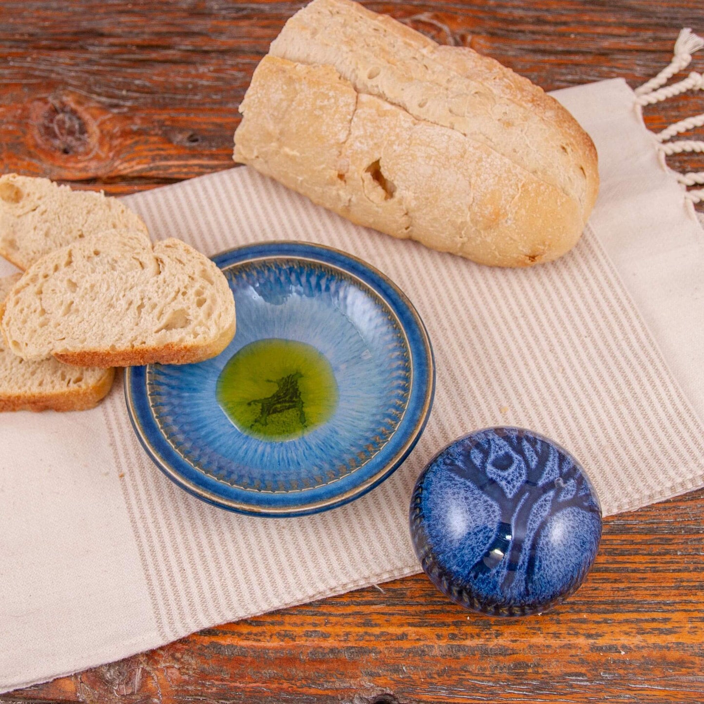 Handmade Pottery Dipping Dish made by Georgetown Pottery in Maine