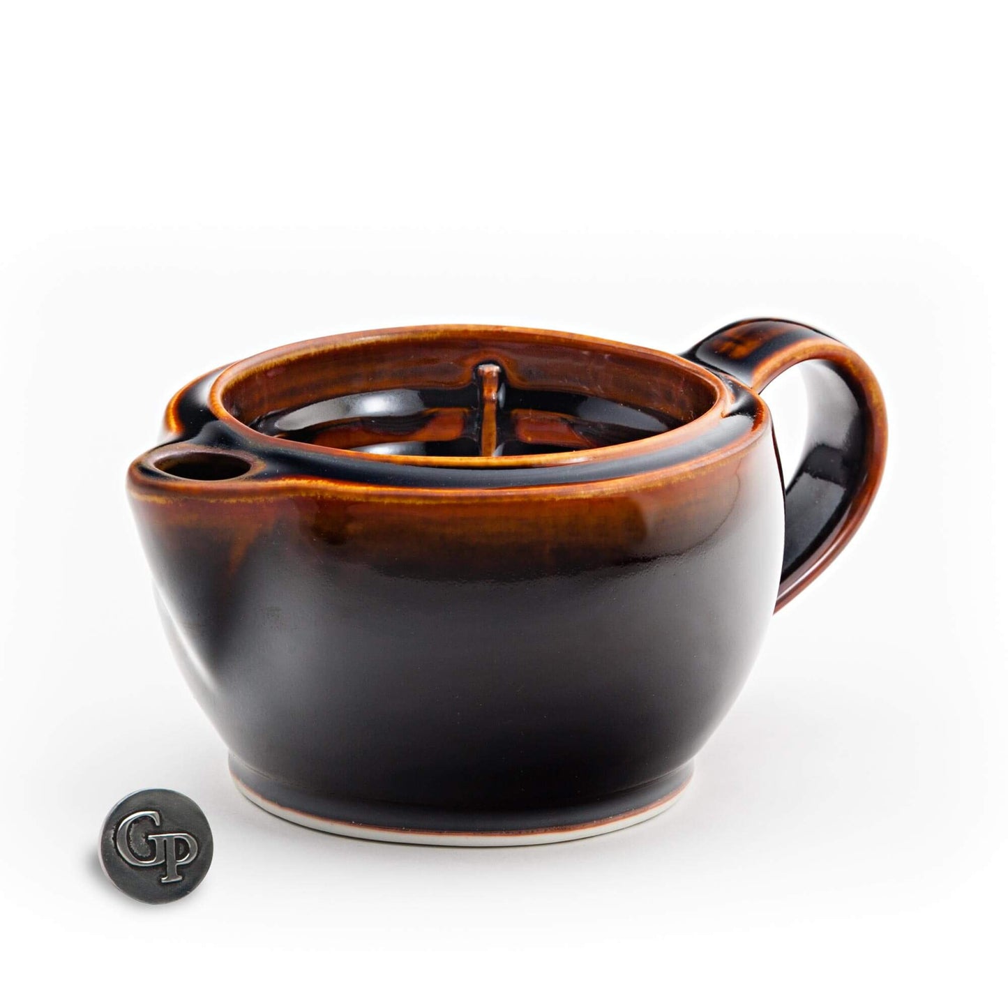 G12 Scuttle Shaving Scuttle handmade by Georgetown Pottery in Maine