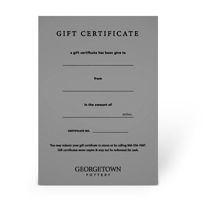 In-Store Gift Certificate