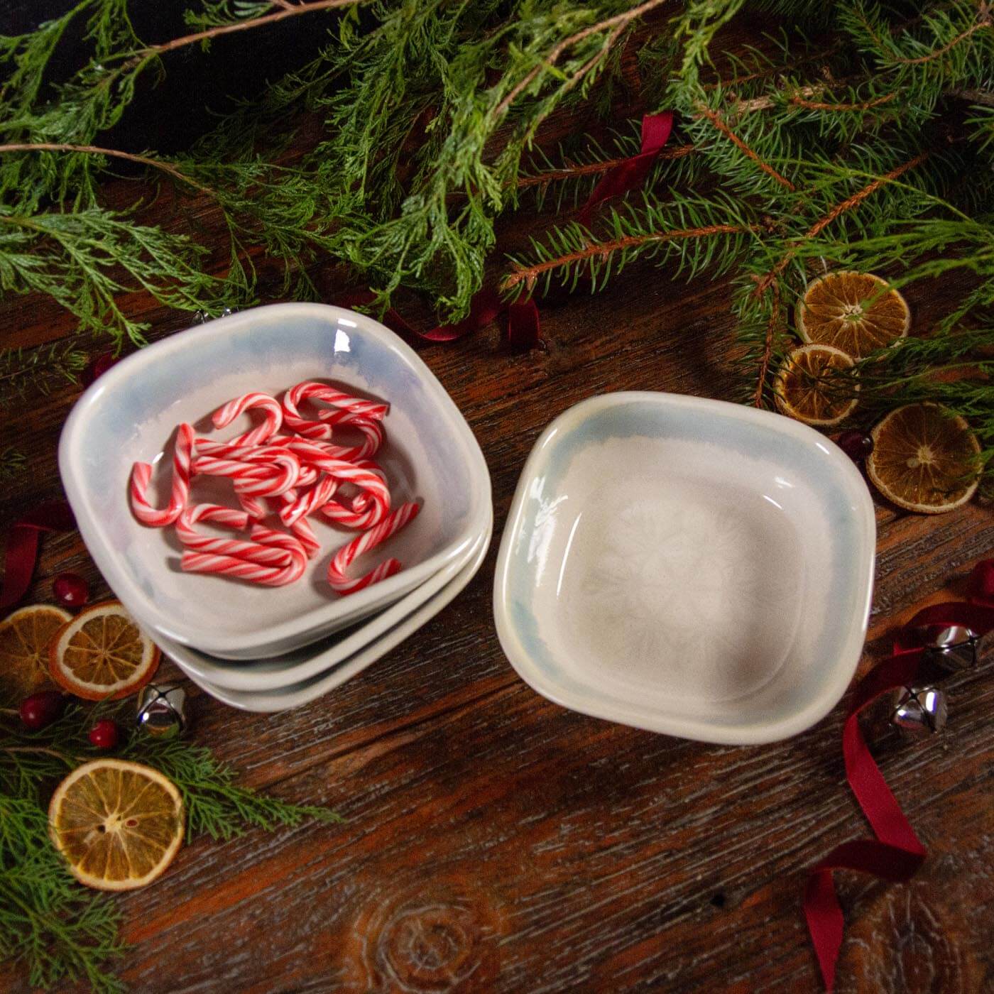 Appetizer Bowl, Ivory Snowflake