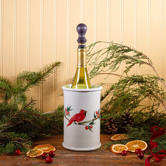 Wine Chiller, Brushwork Cardinal