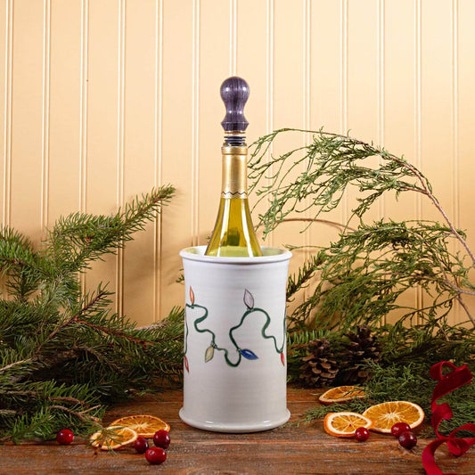 Wine Chiller, Brushwork Christmas Lights