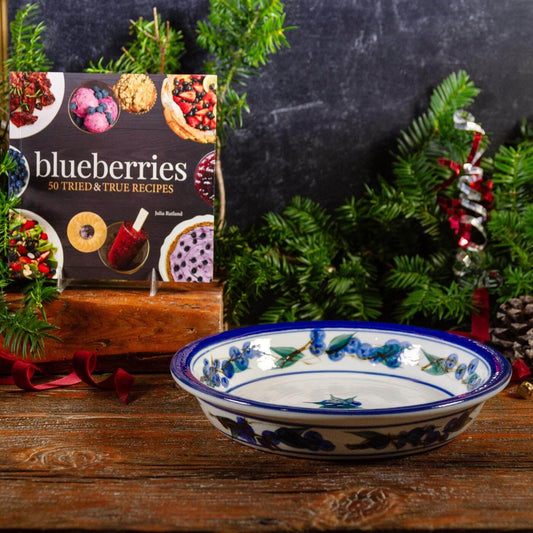 Pairing: Blueberry Pie Plate & Blueberry Recipes Book