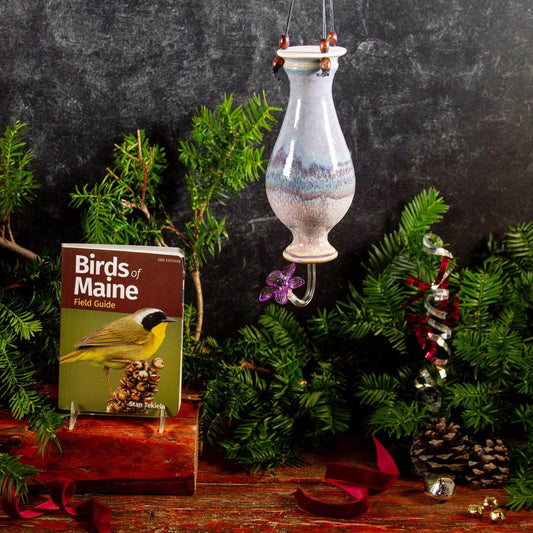 Pairing: Purple Nuka Hummingbird Feeder & Maine Bird Guide