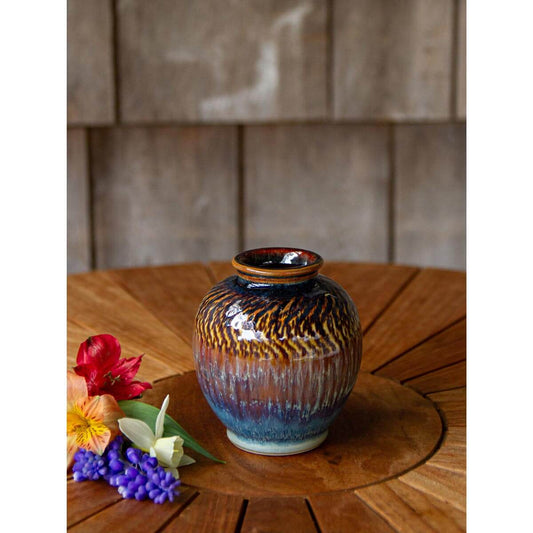 Vase, Chattered Purple Nuka
