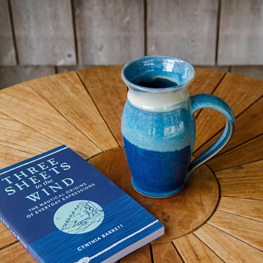 Pairing: Beer Stein, Cobalt & "Three Sheets to the Wind" book