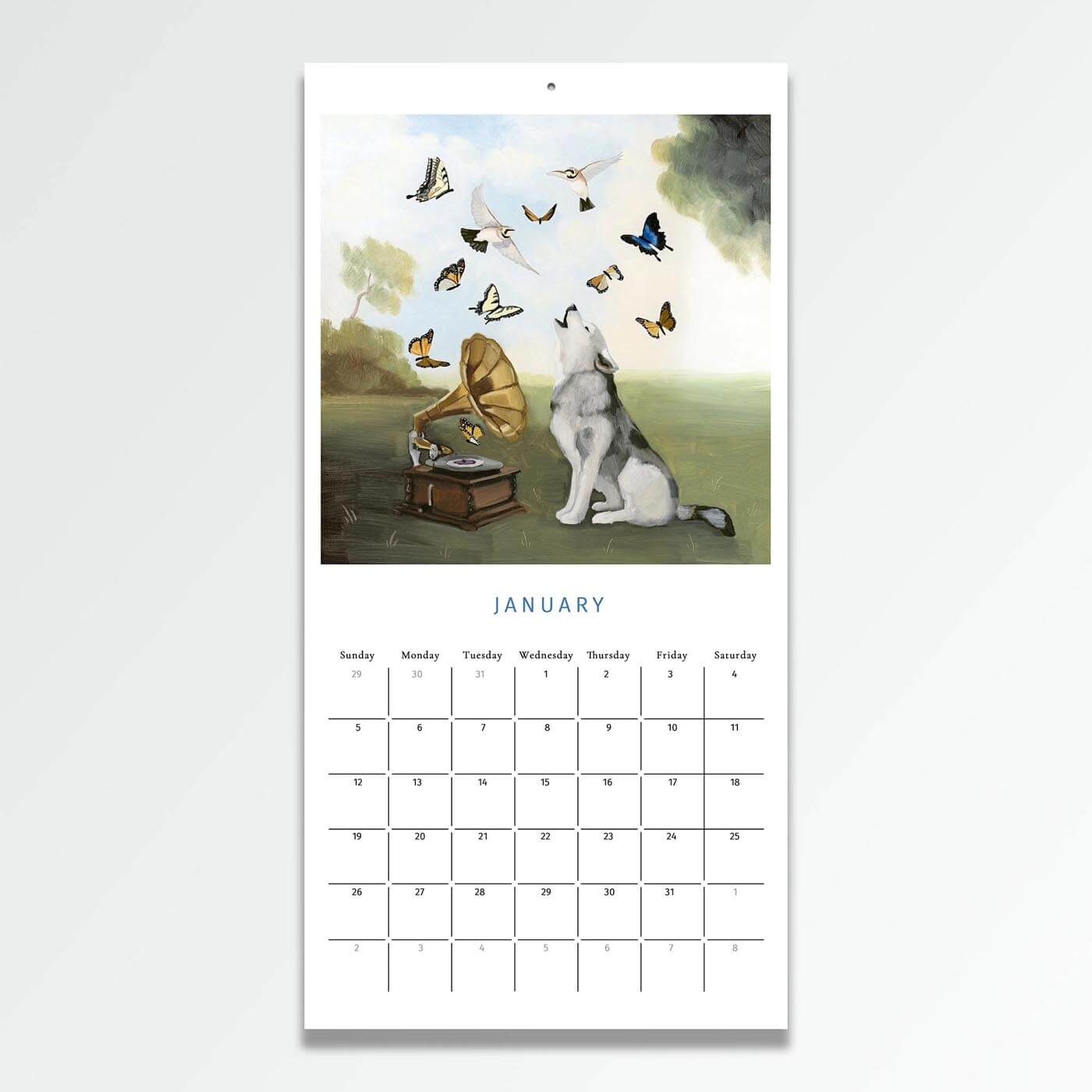 Pairing: Cobalt Leaf Dish & Fine Art Calendar